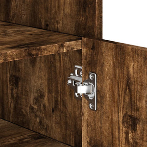 Credenza Rovere Fumo 45x35x75 cm in Legno Multistrato 848399