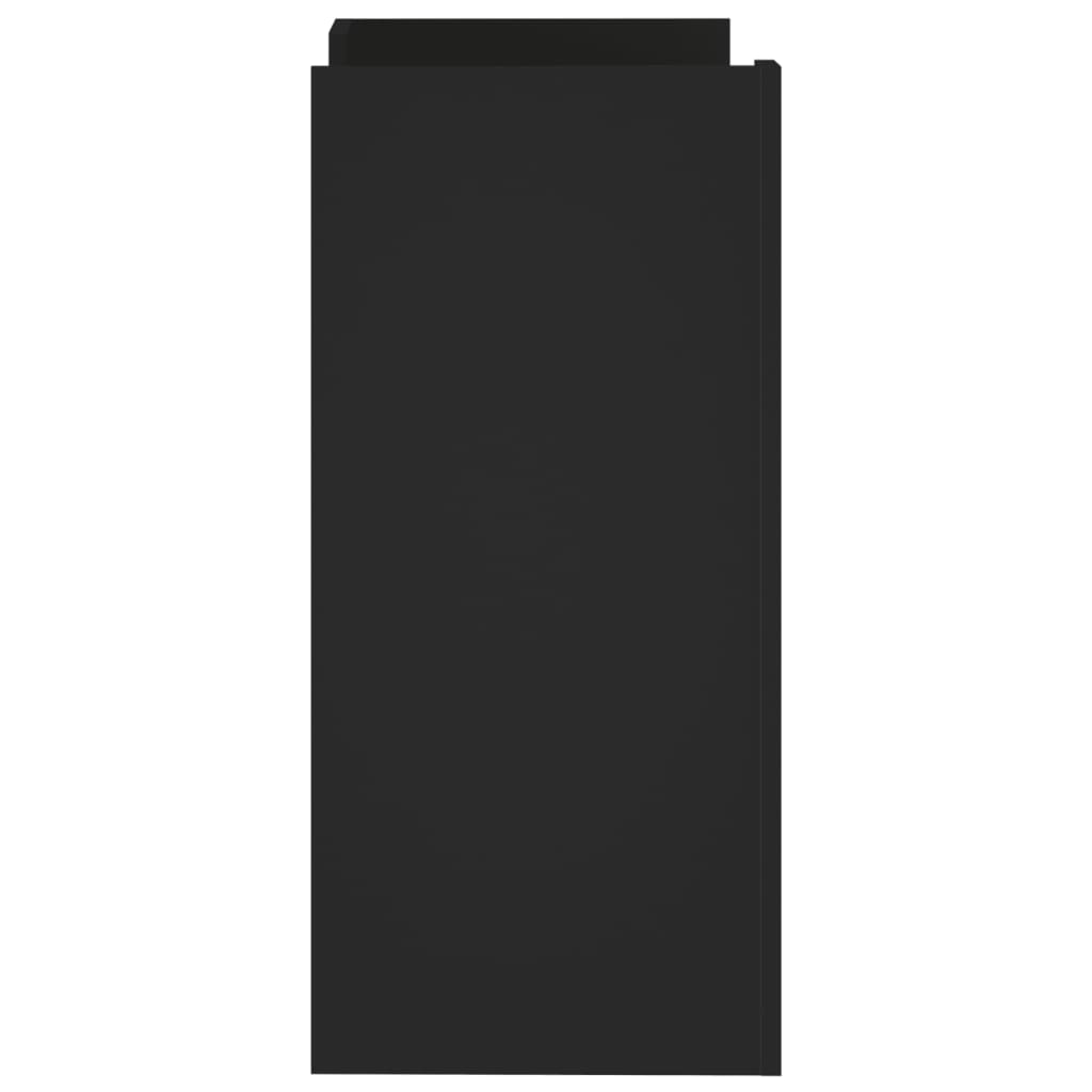 Credenza-Buffet-Armadio da cucina Nera 73,5x35x75 cm in Legno Multistrato 987118