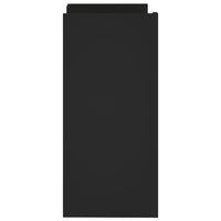 Credenza-Buffet-Armadio da cucina Nera 73,5x35x75 cm in Legno Multistrato 987118