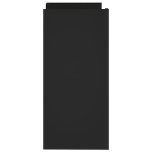 Credenza-Buffet-Armadio da cucina Nera 73,5x35x75 cm in Legno Multistrato 987118