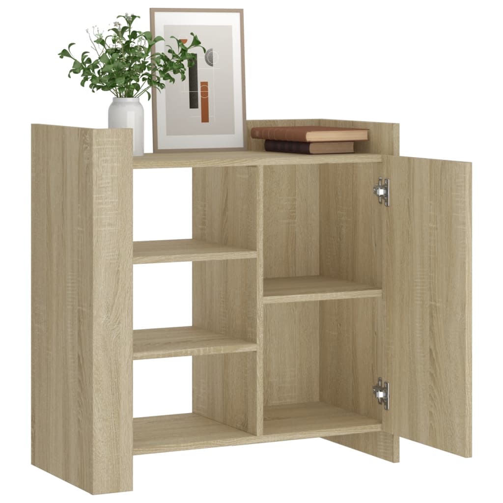vidaXL Credenza Rovere Sonoma 73,5x35x75 cm in Legno Multistrato