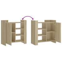 vidaXL Credenza Rovere Sonoma 73,5x35x75 cm in Legno Multistrato