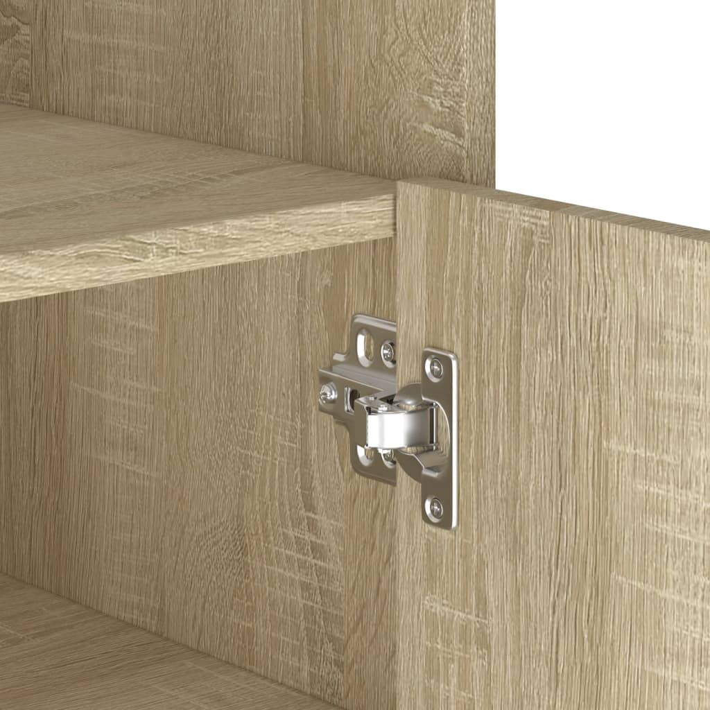 vidaXL Credenza Rovere Sonoma 73,5x35x75 cm in Legno Multistrato