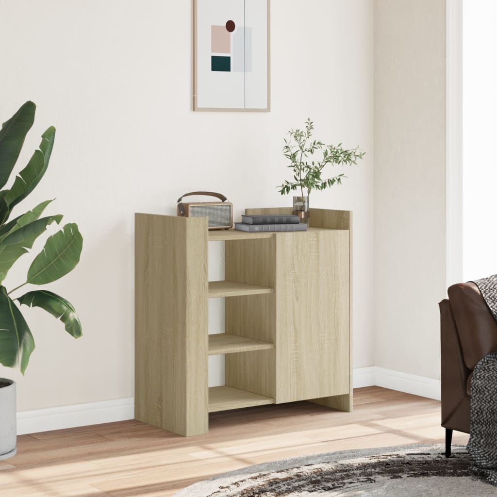 vidaXL Credenza Rovere Sonoma 73,5x35x75 cm in Legno Multistrato