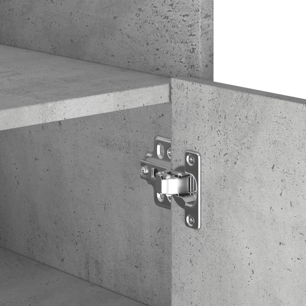 vidaXL Credenza Grigio Cemento 73,5x35x75 cm in Legno Multistrato