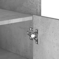 vidaXL Credenza Grigio Cemento 73,5x35x75 cm in Legno Multistrato