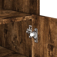 vidaXL Credenza Rovere Fumo 73,5x35x75 cm in Legno Multistrato