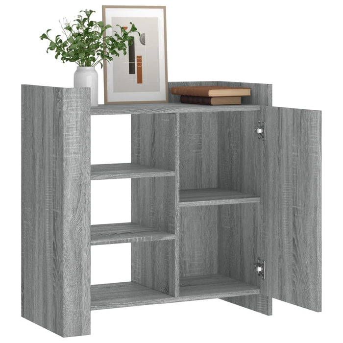 vidaXL Credenza Grigio Sonoma 73,5x35x75 cm in Legno Multistrato