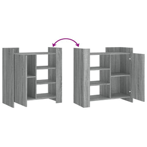 vidaXL Credenza Grigio Sonoma 73,5x35x75 cm in Legno Multistrato