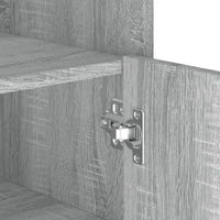 vidaXL Credenza Grigio Sonoma 73,5x35x75 cm in Legno Multistrato