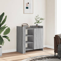vidaXL Credenza Grigio Sonoma 73,5x35x75 cm in Legno Multistrato
