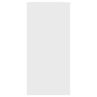 Credenza Bianca 100x35x75 cm in Legno Multistrato