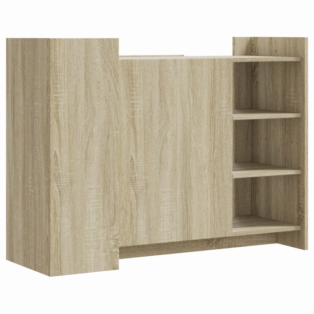 Credenza Rovere Sonoma 100x35x75 cm in Legno Multistrato 848411