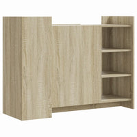 Credenza Rovere Sonoma 100x35x75 cm in Legno Multistrato 848411