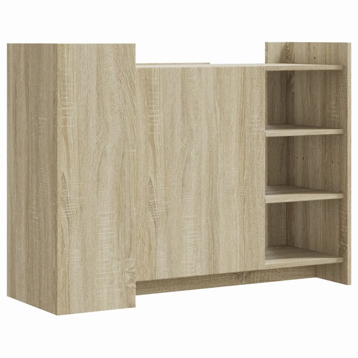Credenza Rovere Sonoma 100x35x75 cm in Legno Multistrato 848411