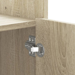 Credenza Rovere Sonoma 100x35x75 cm in Legno Multistrato 848411