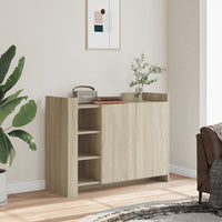 Credenza Rovere Sonoma 100x35x75 cm in Legno Multistrato 848411