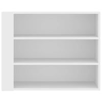 Armadietto a Muro Bianco 75x35x60 cm in Truciolato 848416