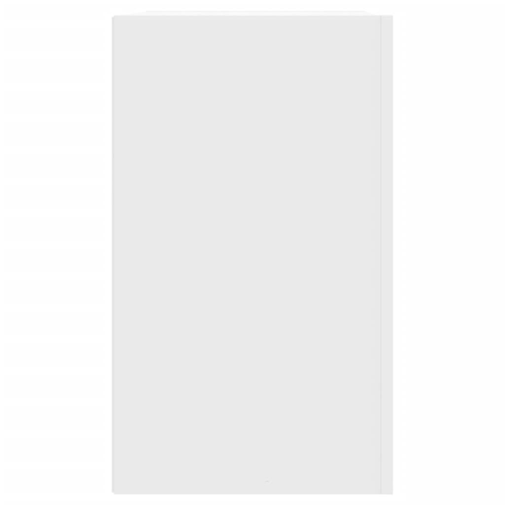 Armadietto a Muro Bianco 75x35x60 cm in Truciolato 848416