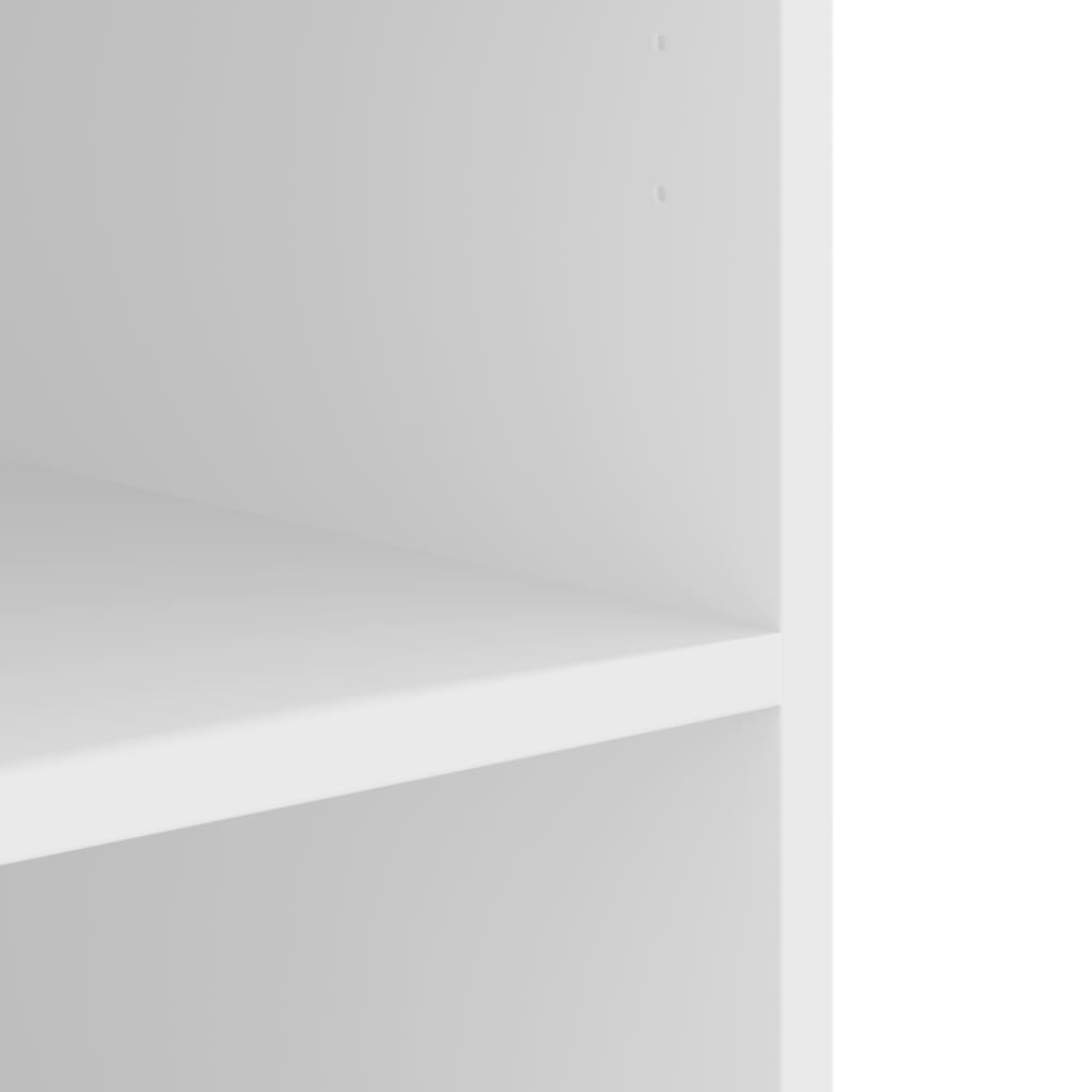 Armadietto a Muro Bianco 75x35x60 cm in Truciolato 848416