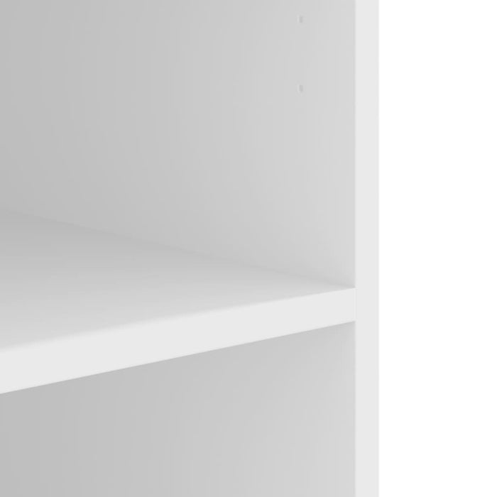 Armadietto a Muro Bianco 75x35x60 cm in Truciolato 848416