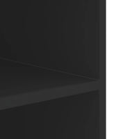 Armadietto a Muro Nero 75x35x60 cm in Truciolato 848417