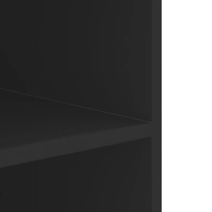 Armadietto a Muro Nero 75x35x60 cm in Truciolato 848417