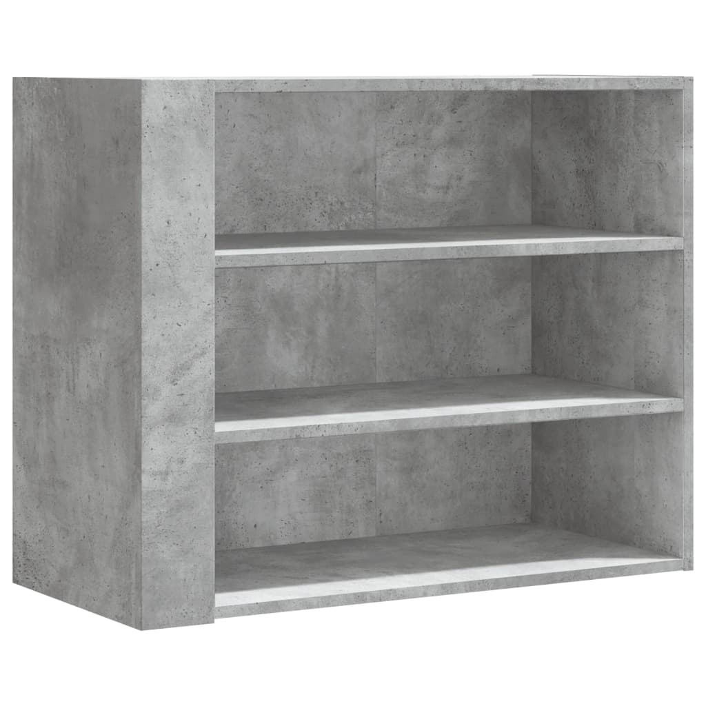 Armadietto a Muro Grigio Cemento 75x35x60 cm in Truciolato 848419