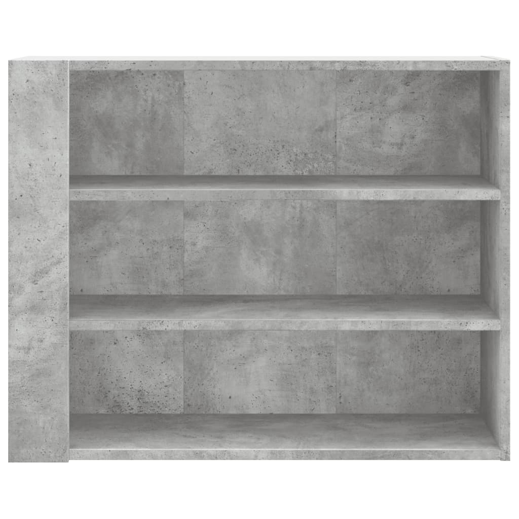 Armadietto a Muro Grigio Cemento 75x35x60 cm in Truciolato 848419