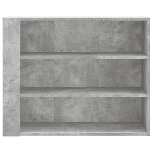 Armadietto a Muro Grigio Cemento 75x35x60 cm in Truciolato 848419