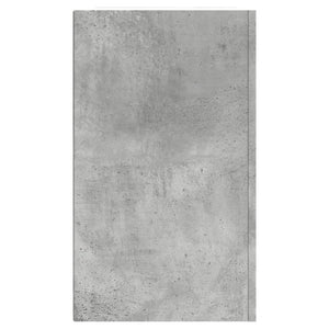 vidaXL Armadietto a Muro Grigio Cemento 75x35x60 cm in Truciolato