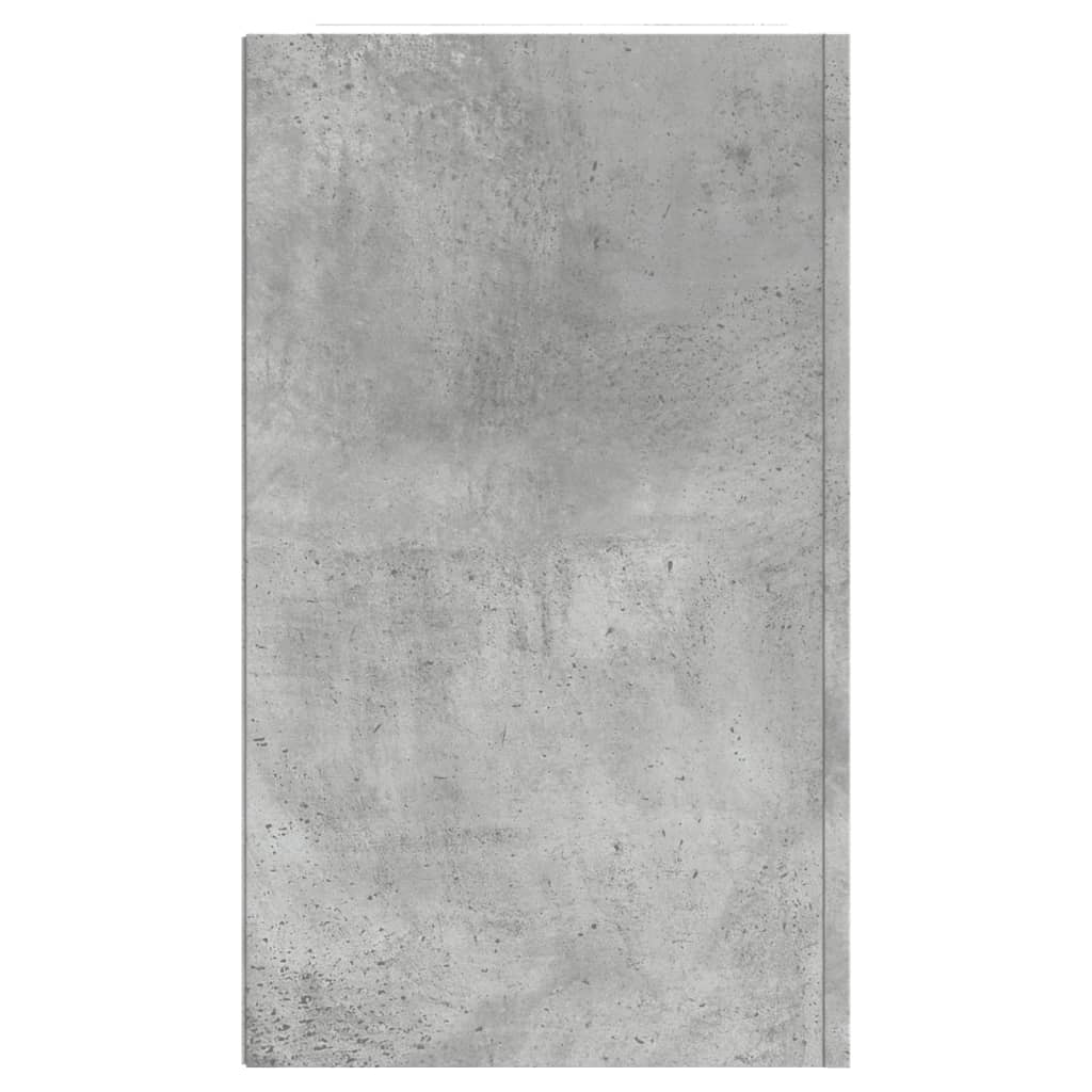 Armadietto a Muro Grigio Cemento 75x35x60 cm in Truciolato 848419