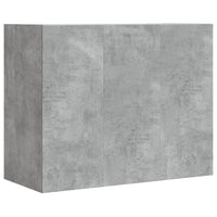 Armadietto a Muro Grigio Cemento 75x35x60 cm in Truciolato 848419