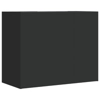 vidaXL Armadietto a Muro Nero 75x35x60 cm in Truciolato
