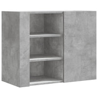 vidaXL Armadietto a Muro Grigio Cemento 75x35x60 cm in Truciolato