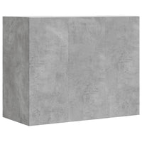 vidaXL Armadietto a Muro Grigio Cemento 75x35x60 cm in Truciolato