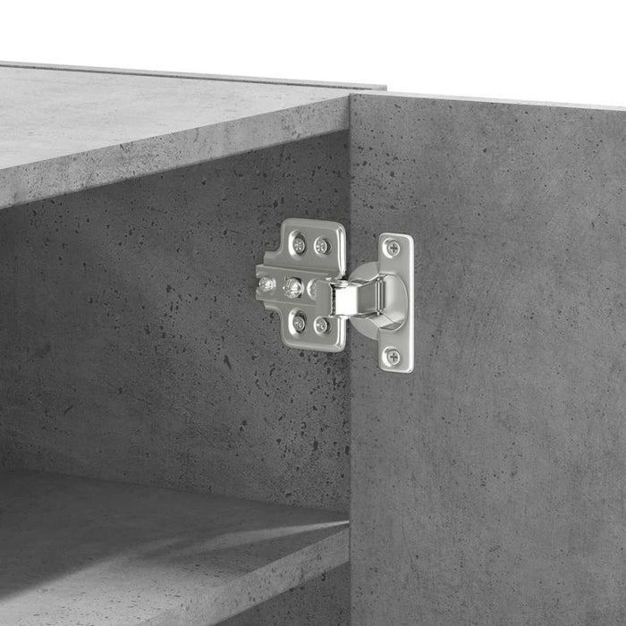 vidaXL Armadietto a Muro Grigio Cemento 75x35x60 cm in Truciolato