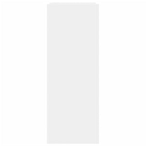 vidaXL Scarpiera Bianca 74,5x37,5x100 cm in Legno Multistrato