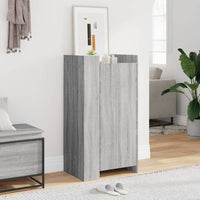 Scarpiera Grigio Sonoma 52x37,5x100 cm in Legno Multistrato