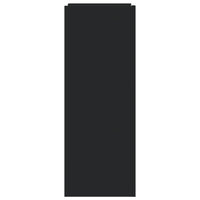 vidaXL Scarpiera Nera 52x37,5x100 cm in Legno Multistrato