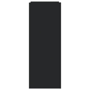 vidaXL Scarpiera Nera 52x37,5x100 cm in Legno Multistrato