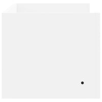 Scaffale a Parete Bianco 100x35x30,5 cm in Legno Multistrato 848458