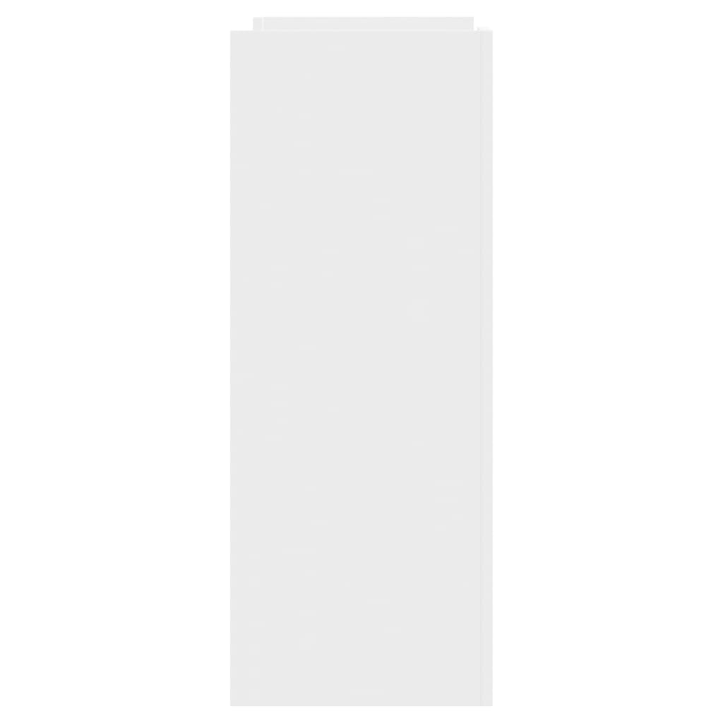 vidaXL Tavolino Consolle Bianco 100x35x90 cm in Legno Multistrato