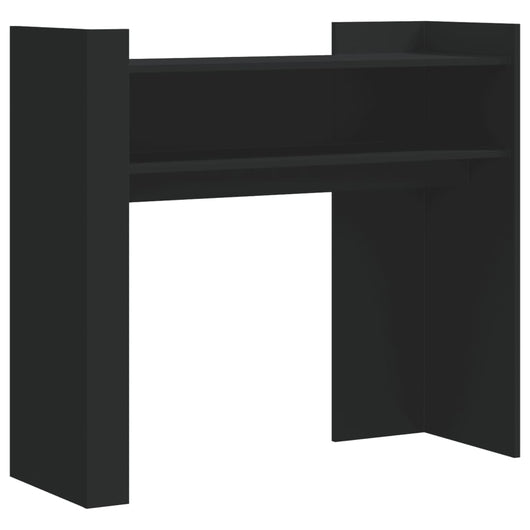 vidaXL Tavolino Consolle Nero 100x35x90 cm in Legno Multistrato