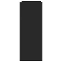 Tavolino Consolle Nero 100x35x90 cm in Legno Multistrato 848466