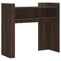 vidaXL Tavolino Consolle Rovere Fumo 100x35x90 cm in Legno Multistrato