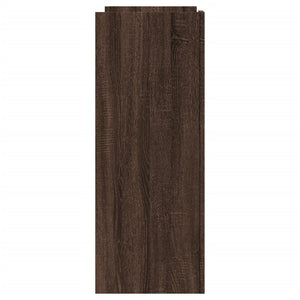 Tavolino Consolle Rovere Fumo 100x35x90 cm in Legno Multistrato 848471