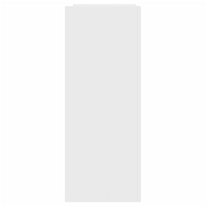 vidaXL Tavolino Consolle Bianco 100x35x90 cm in Legno Multistrato