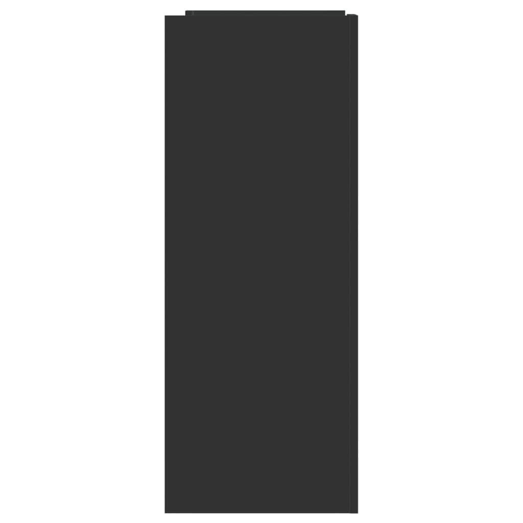 vidaXL Tavolino Consolle Nero 100x35x90 cm in Legno Multistrato