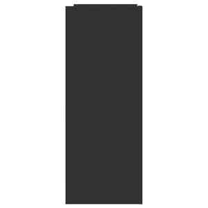 vidaXL Tavolino Consolle Nero 100x35x90 cm in Legno Multistrato